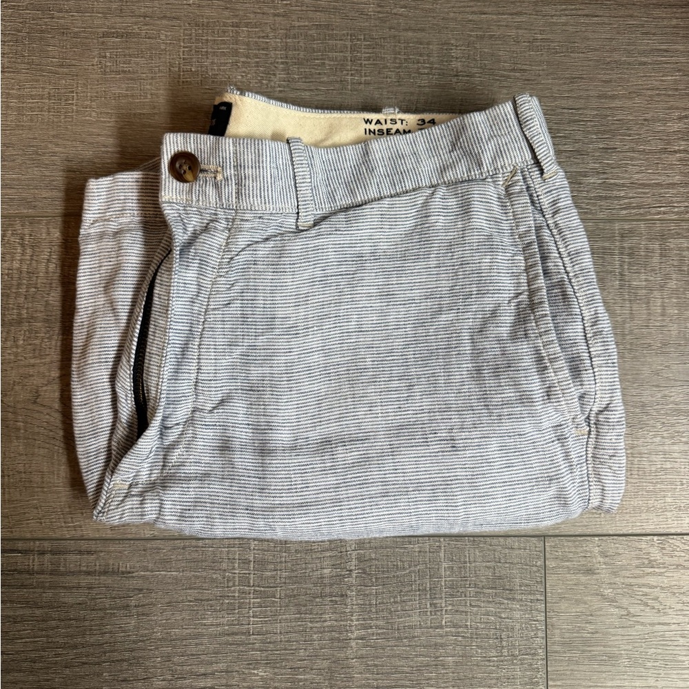 J Crew linen shorts size 34